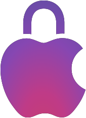 Logo du verrou de confidentialité Apple