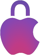 Logo du verrou de confidentialité Apple