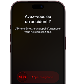 Profitez de fonctionnalités de sécurité, comme Détection des accidents