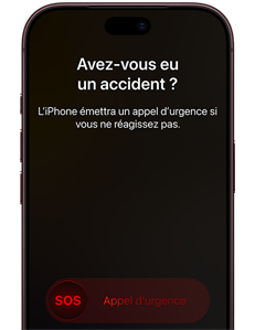 Profitez de fonctionnalités de sécurité, comme Détection des accidents
