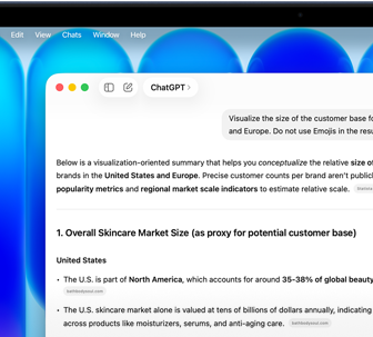 MacBook Neo, montrant des performances d’IA de niveau supérieur, une personne interroge ChatGPT sur les facteurs de régulation dans le domaine des soins de la peau