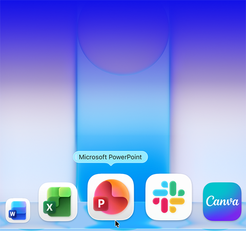 Écran de MacBook Neo avec la fenêtre Applications contenant une grande variété d’apps
